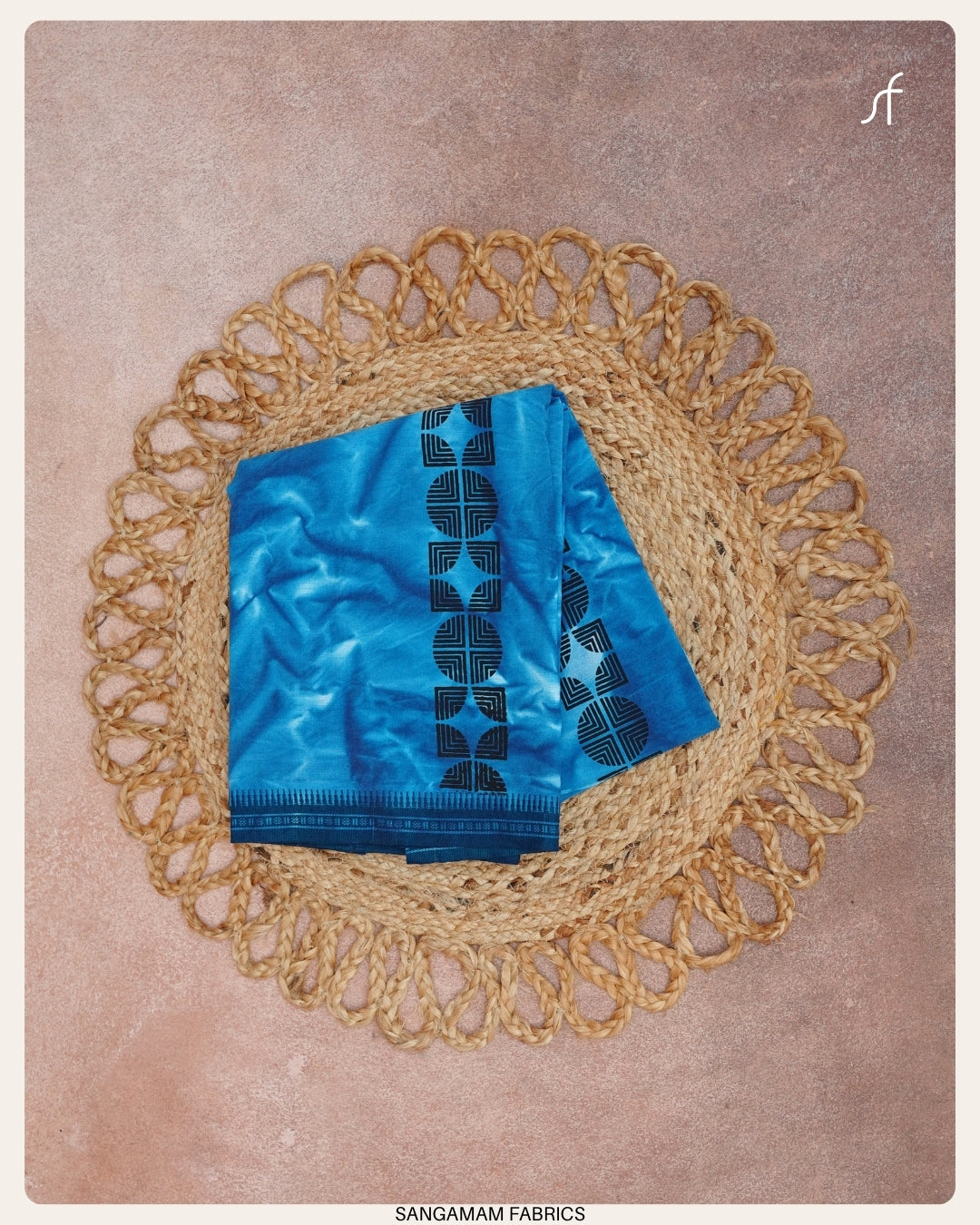 COTTON TIE AND DYE SINGLE  MUNDU