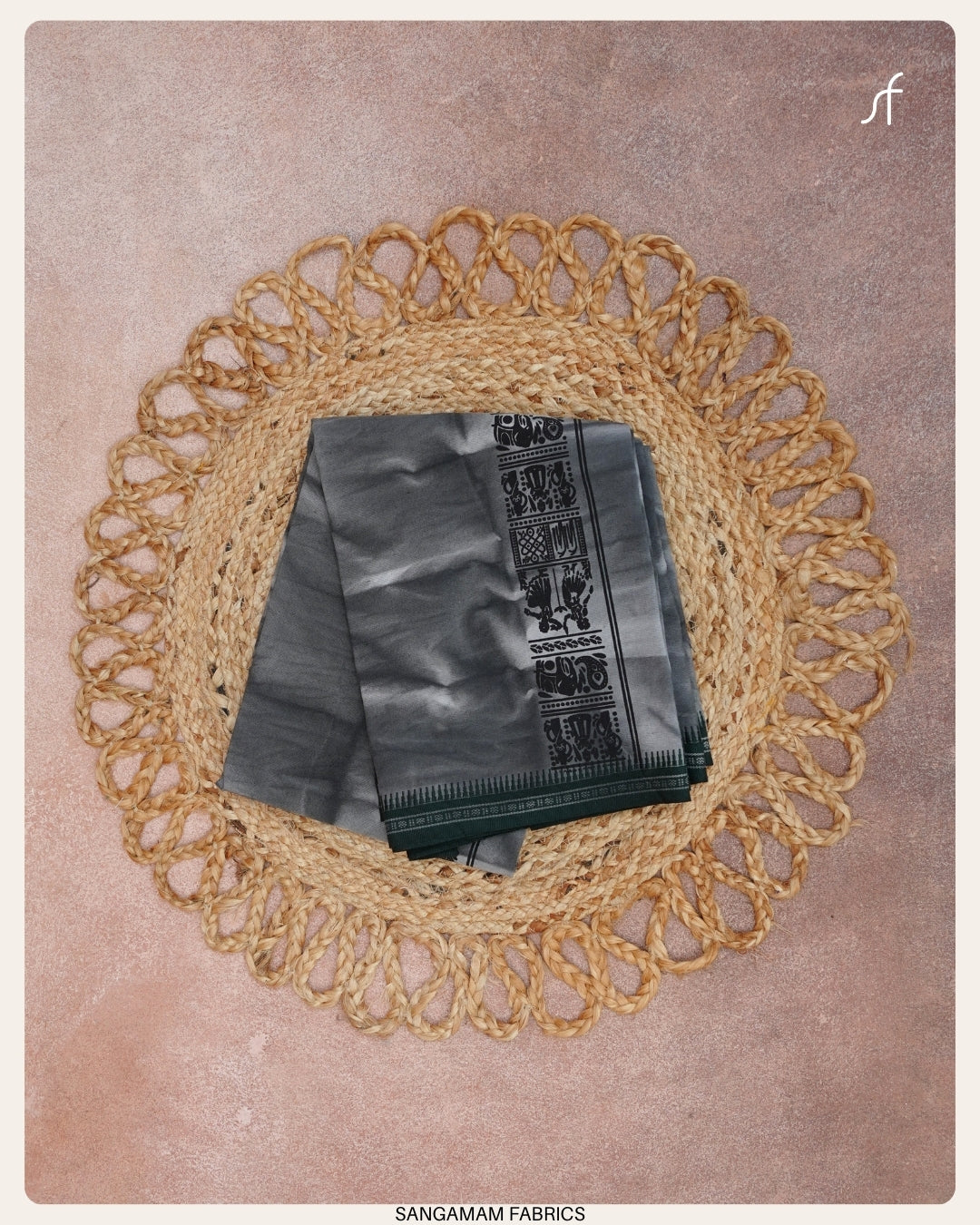 COTTON TIE AND DYE SINGLE  MUNDU