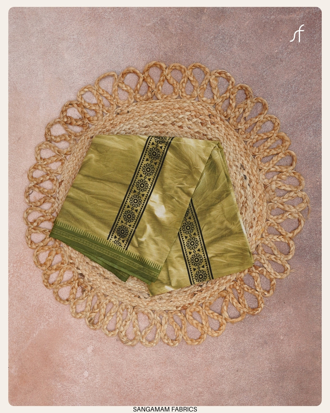 COTTON TIE AND DYE SINGLE  MUNDU