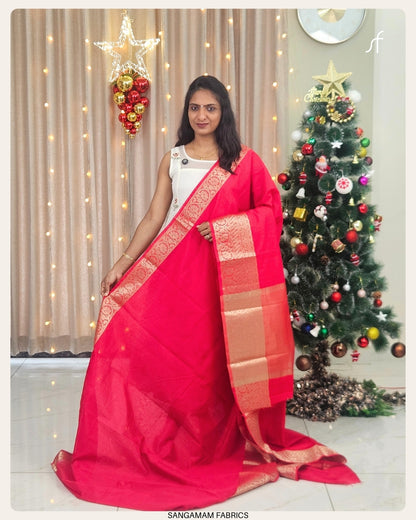 SEMI JUTE BANARASI SAREE
