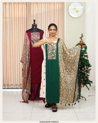 GEORGETTE  UNSTITCHED SALWAR SUIT