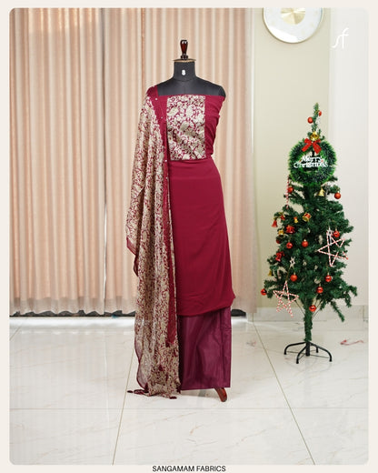 GEORGETTE  UNSTITCHED SALWAR SUIT