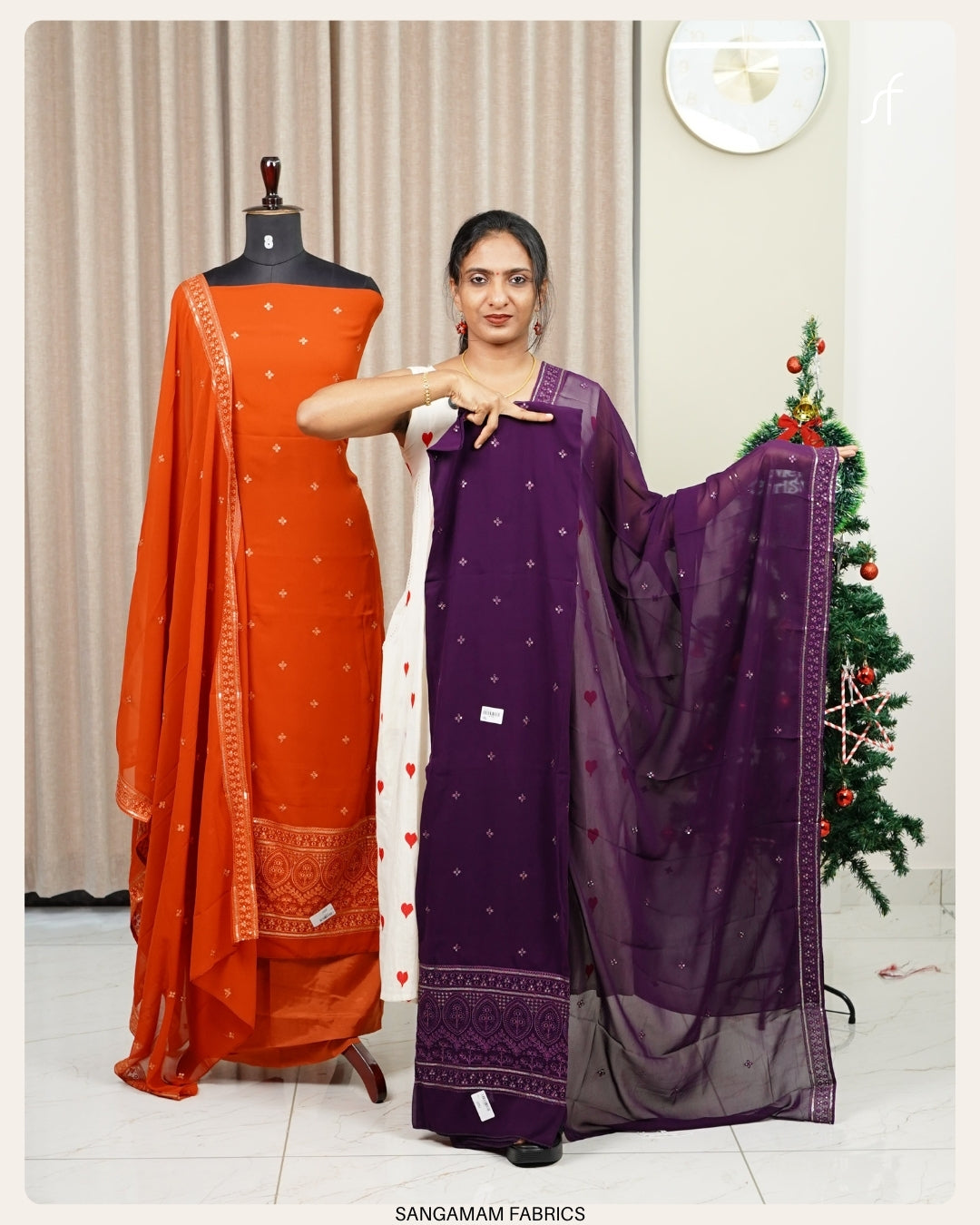 GEORGETTE  UNSTITCHED SALWAR SUIT