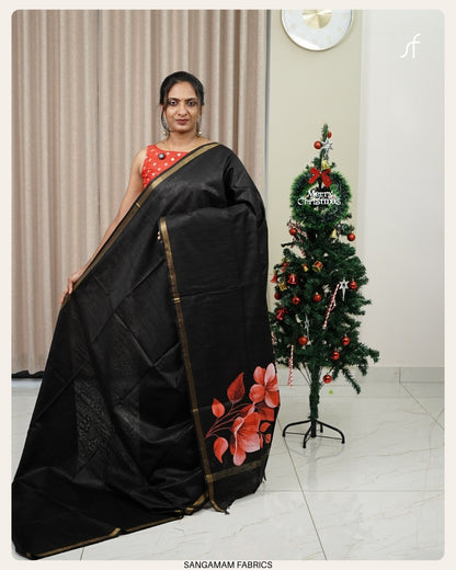 SEMI TUSSAR SILK SAREE