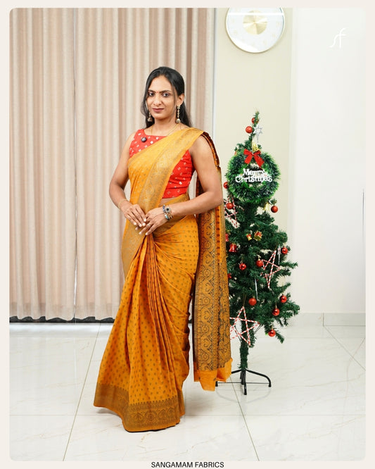 SEMI BANARASI SAREE