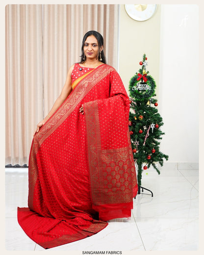 SEMI BANARASI SAREE