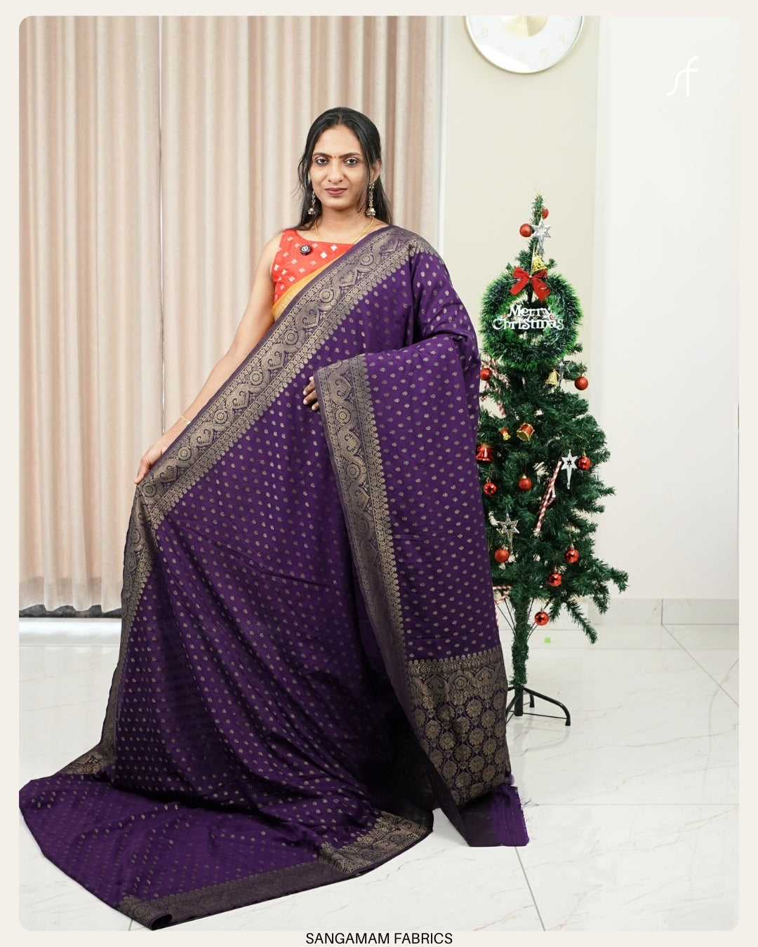 SEMI BANARASI SAREE