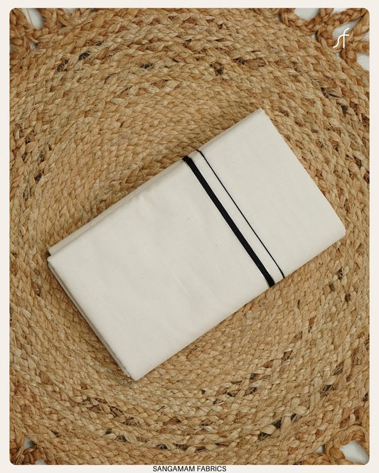 KAMBIKARA PATTERN PURE COTTON DOUBLE MUNDU