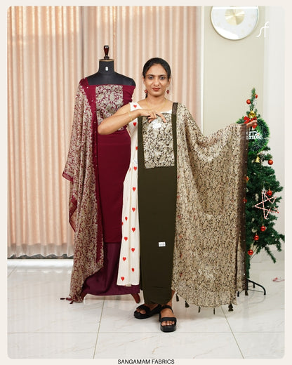 GEORGETTE  UNSTITCHED SALWAR SUIT