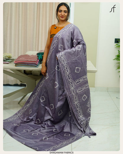 SEMI TUSSAR SILK SAREE