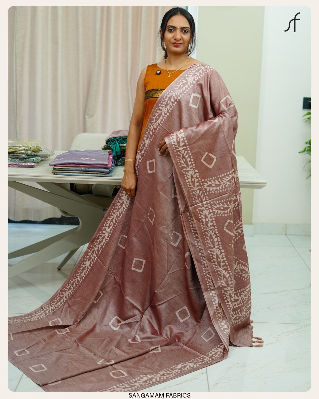 SEMI TUSSAR SILK SAREE