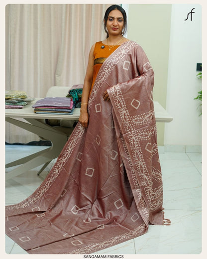 SEMI TUSSAR SILK SAREE