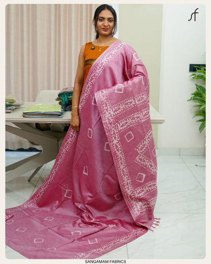 SEMI TUSSAR SILK SAREE