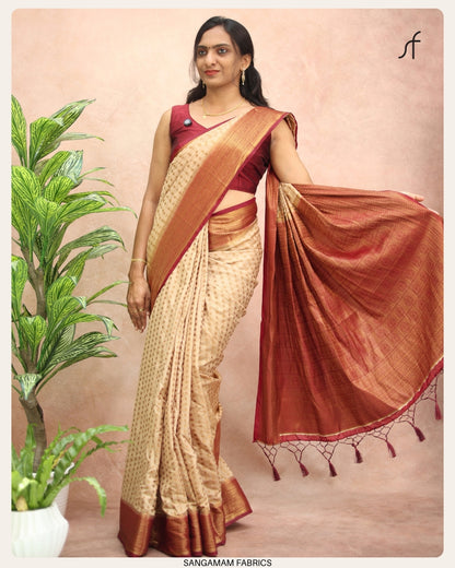 CHIKKU BANARASI SAREE