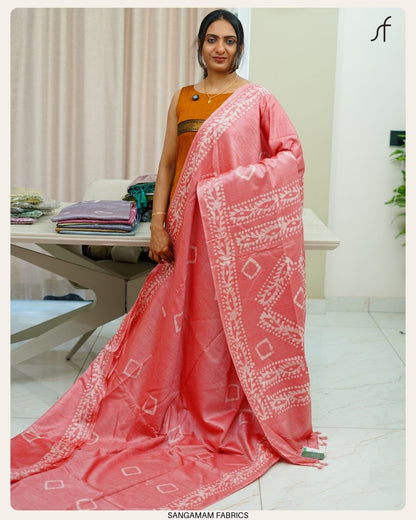 SEMI TUSSAR SILK SAREE