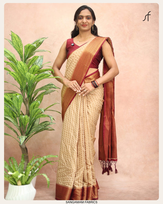 CHIKKU BANARASI SAREE