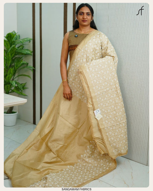 SEMI TUSSAR SILK SAREE