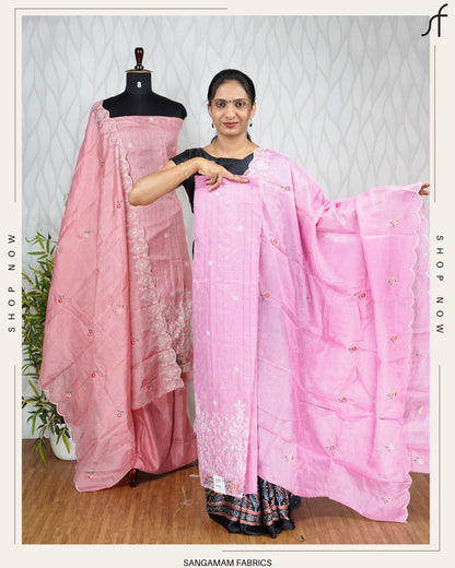 NET COTTA  SALWAR SUIT