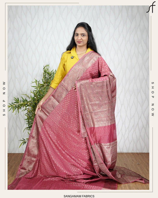 CHANDERI SILK BANARASI SAREE