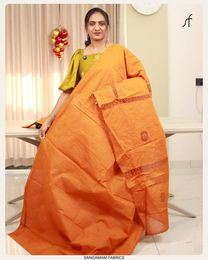 CHROCHET DETAILED SAREE