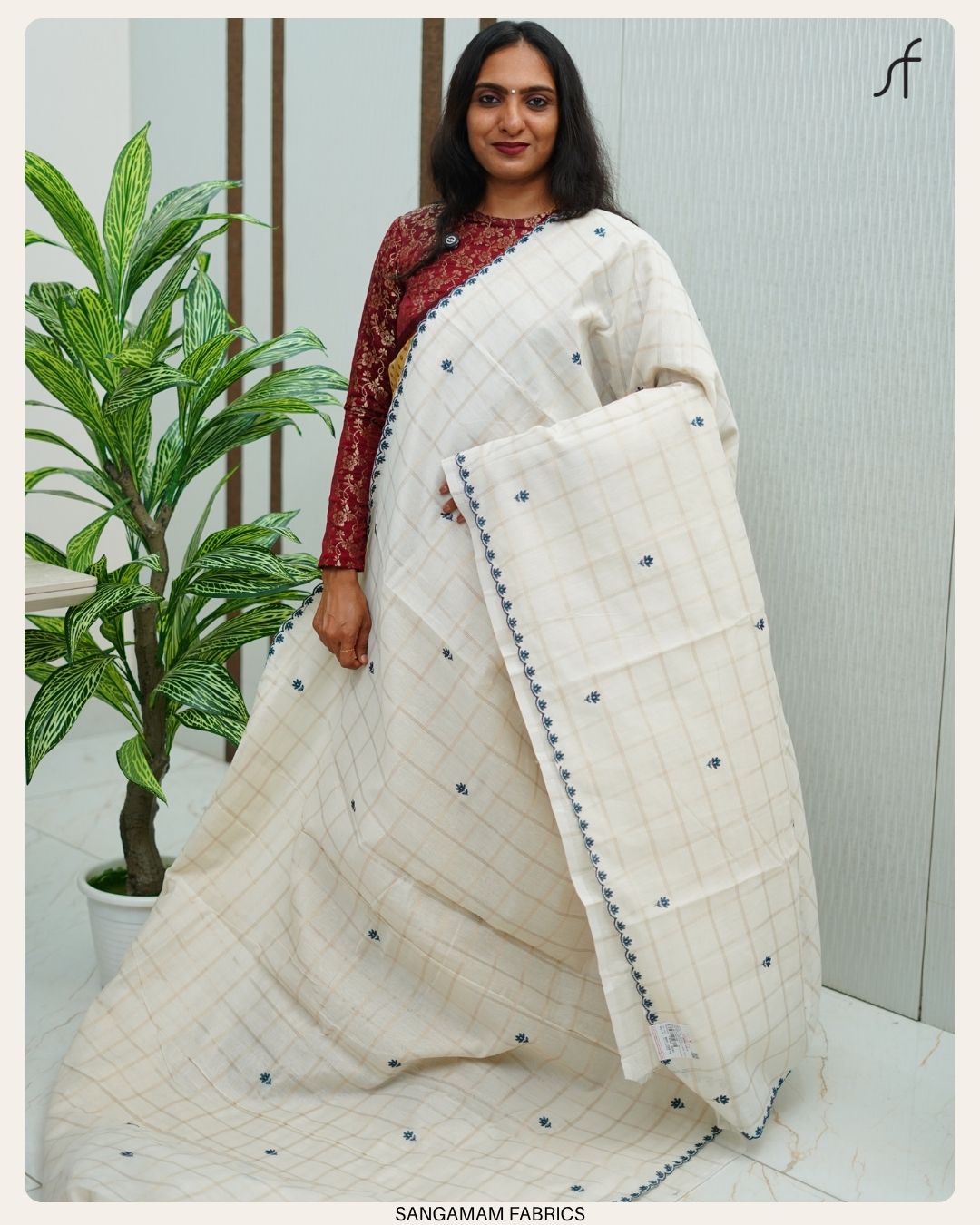 MULL CHANDERI SILK SAREE