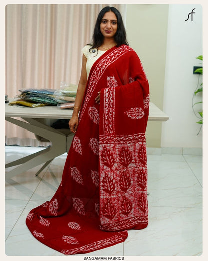 VISCOSE GEORGETTE SAREE
