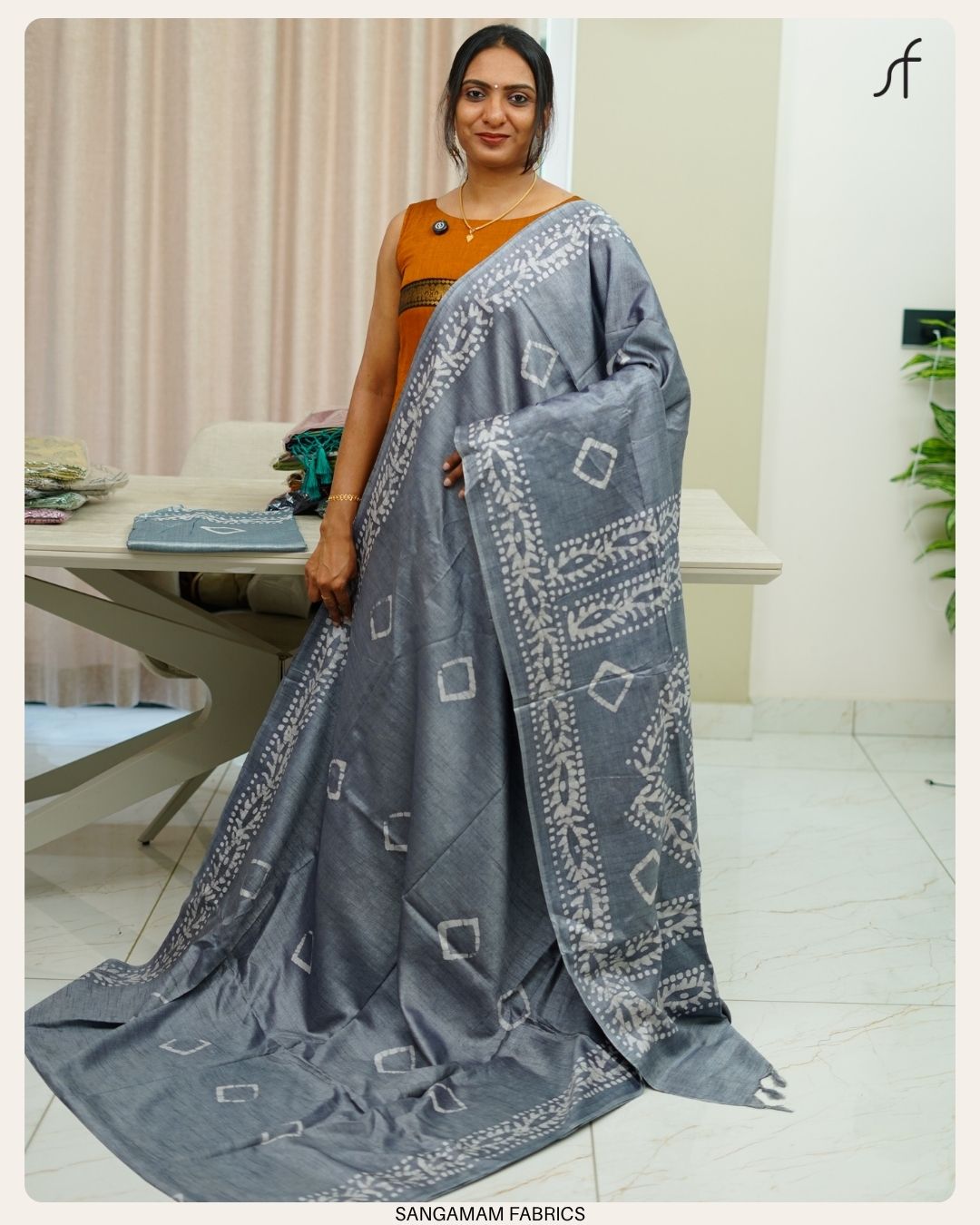 SEMI TUSSAR SILK SAREE