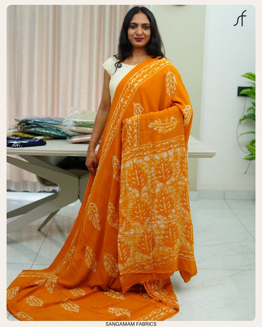 VISCOSE GEORGETTE SAREE