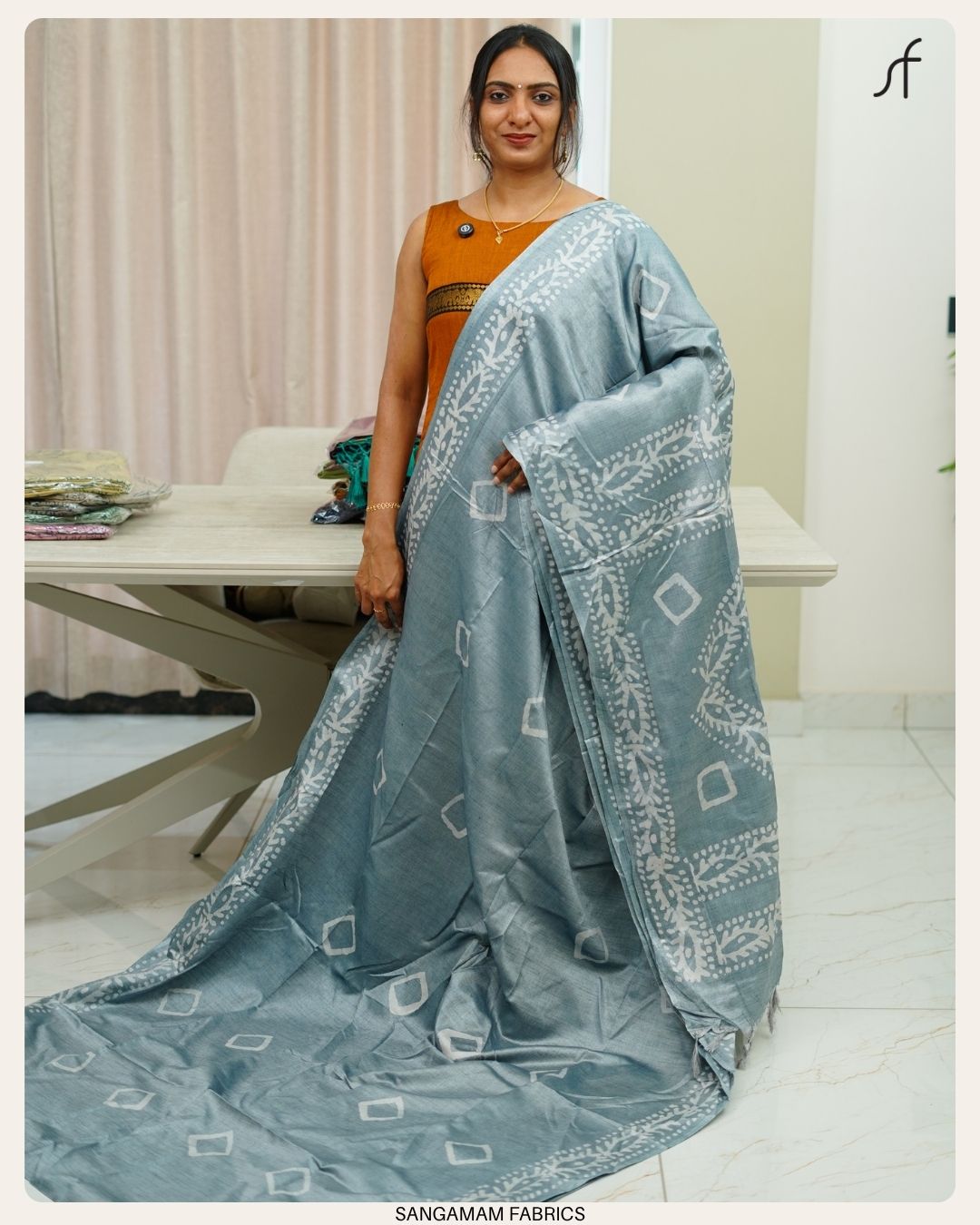 SEMI TUSSAR SILK SAREE