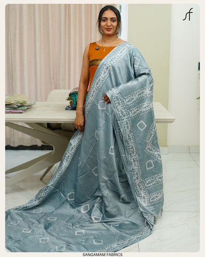 SEMI TUSSAR SILK SAREE