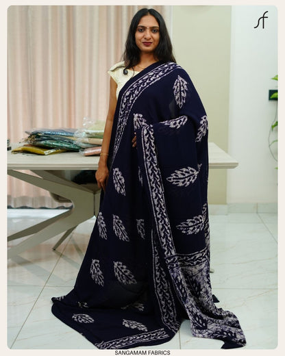 VISCOSE GEORGETTE SAREE