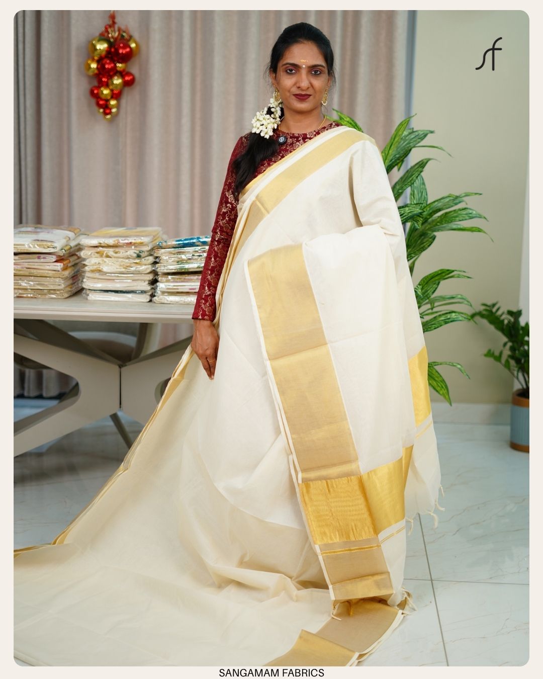 KERALA COTTON SET SAREE