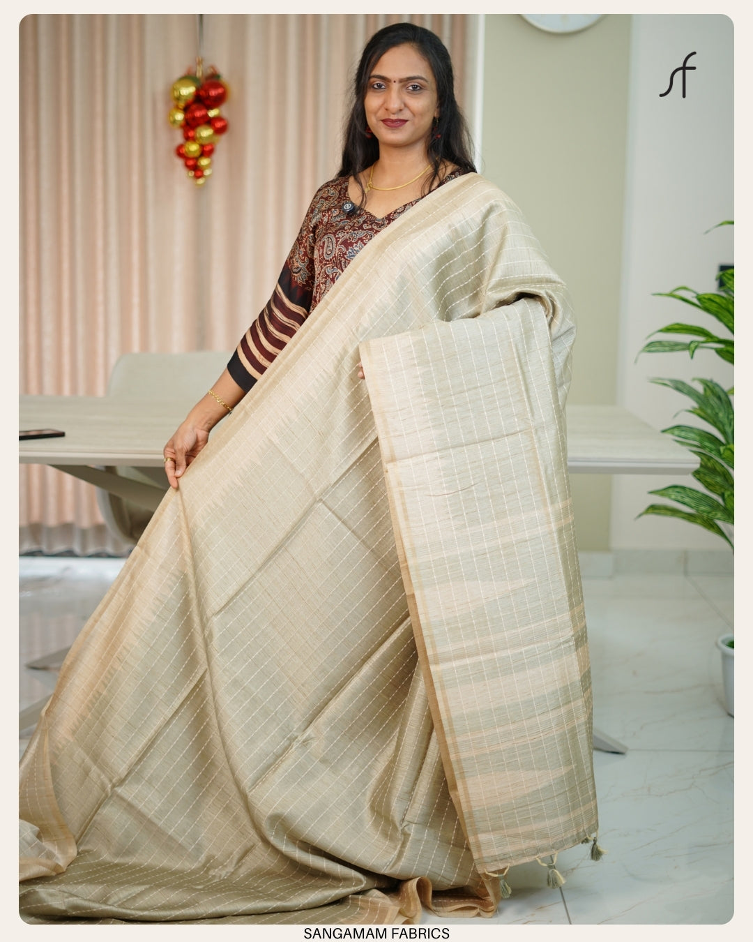 SEMI TUSSAR SILK SAREE