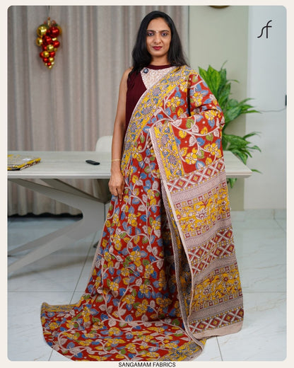 COTTON KALAMKARI SAREE
