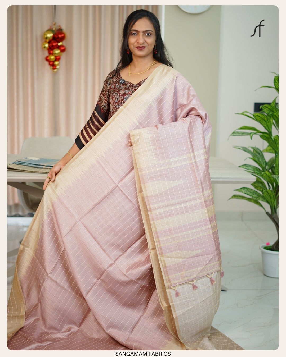 SEMI TUSSAR SILK SAREE