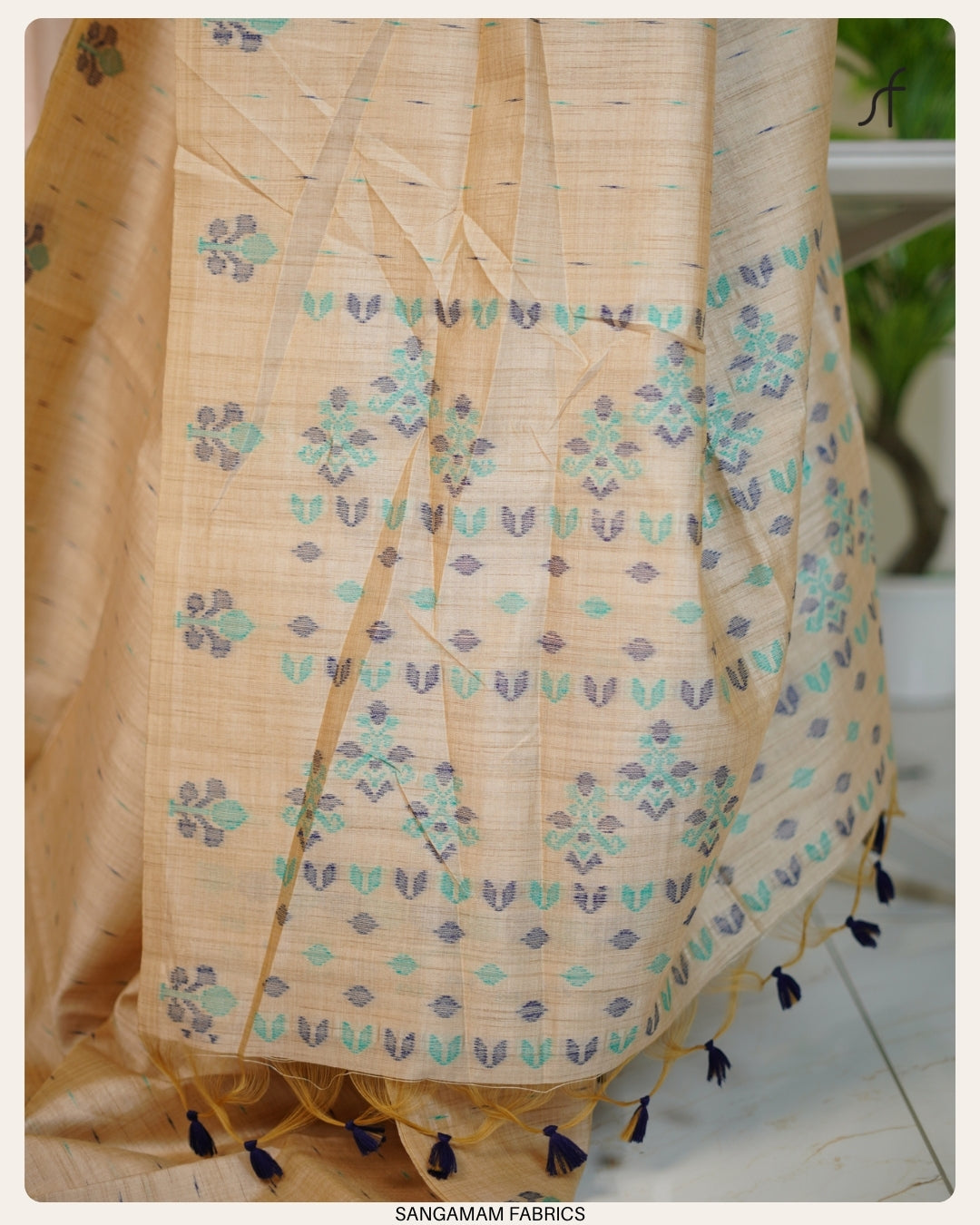 SEMI TUSSAR SILK SAREE