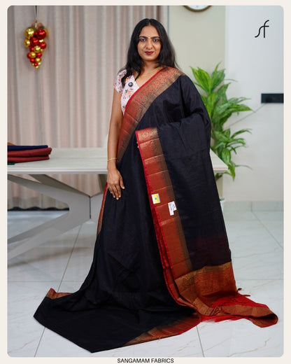 LINEN JUTE SAREE