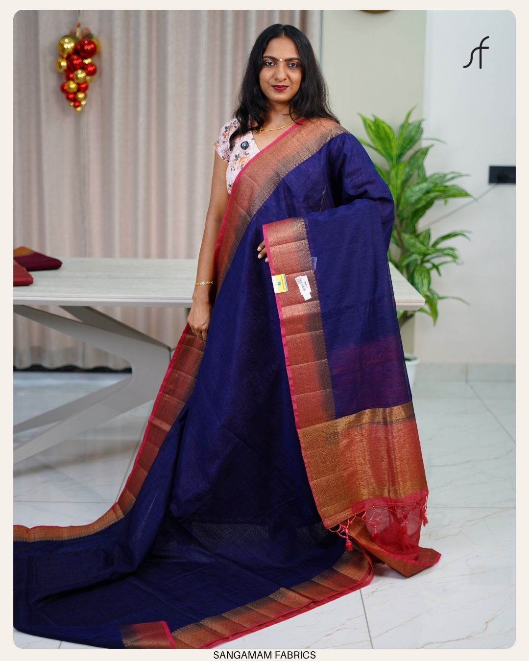 LINEN JUTE SAREE