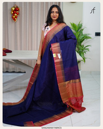 LINEN JUTE SAREE