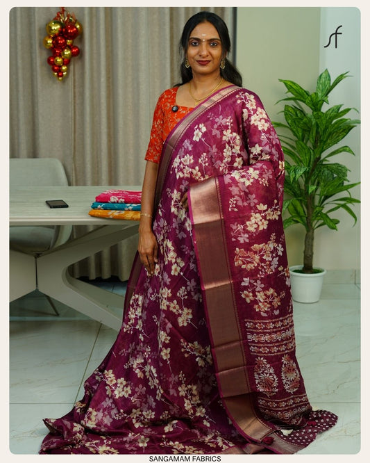 SEMI DOLA SILK SAREE