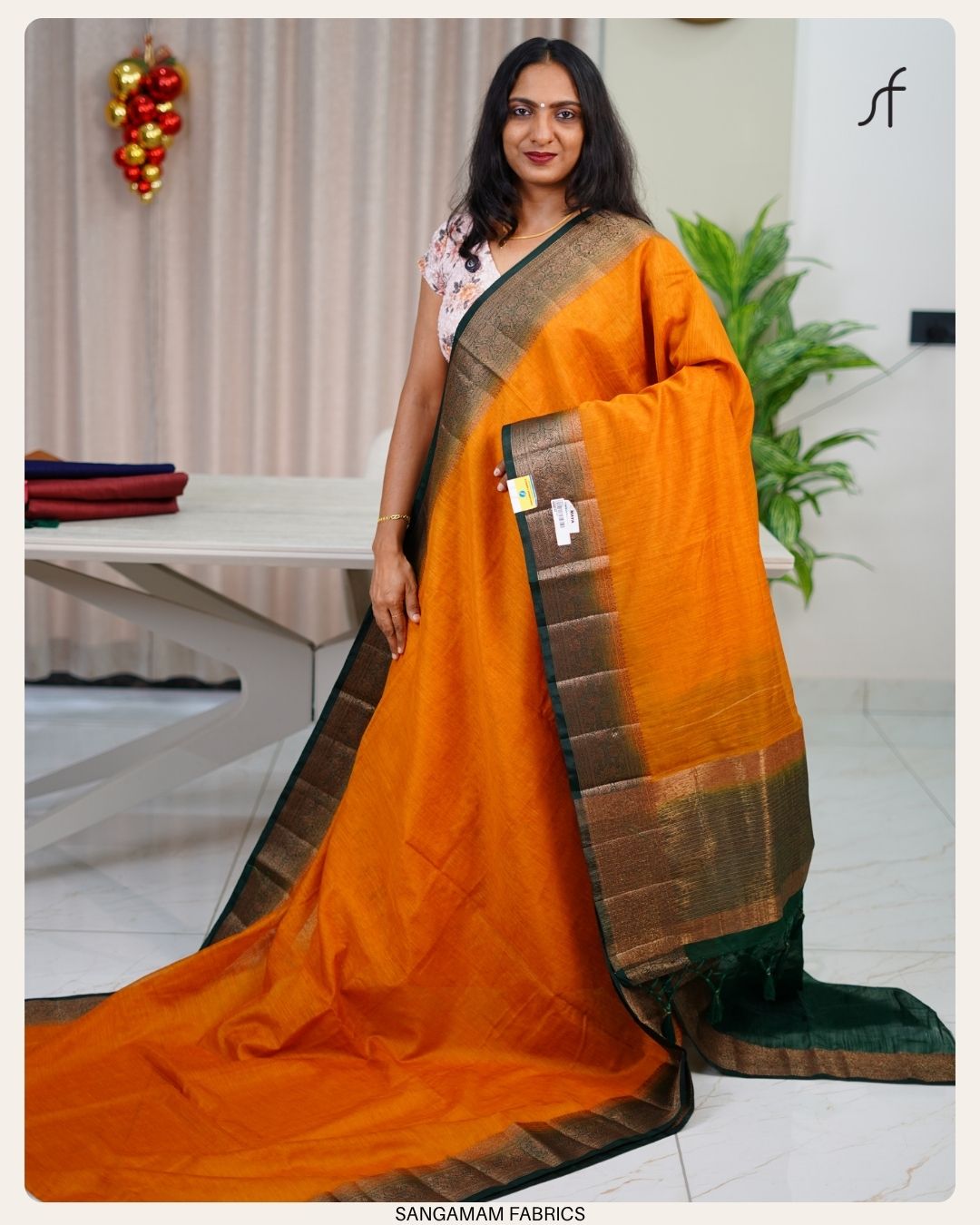 LINEN JUTE SAREE