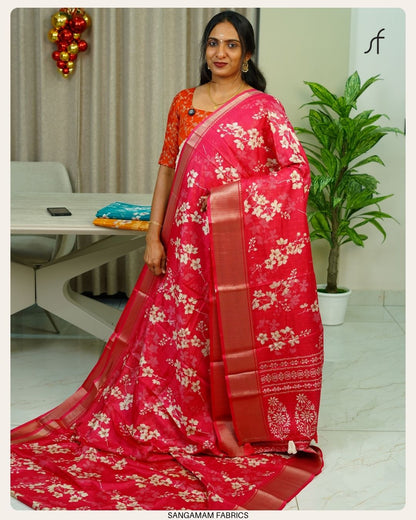 SEMI DOLA SILK SAREE