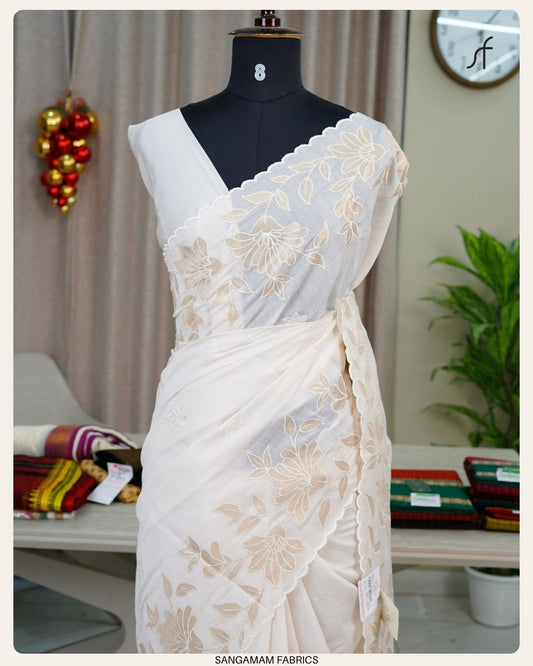 MULL CHANDERI SAREE
