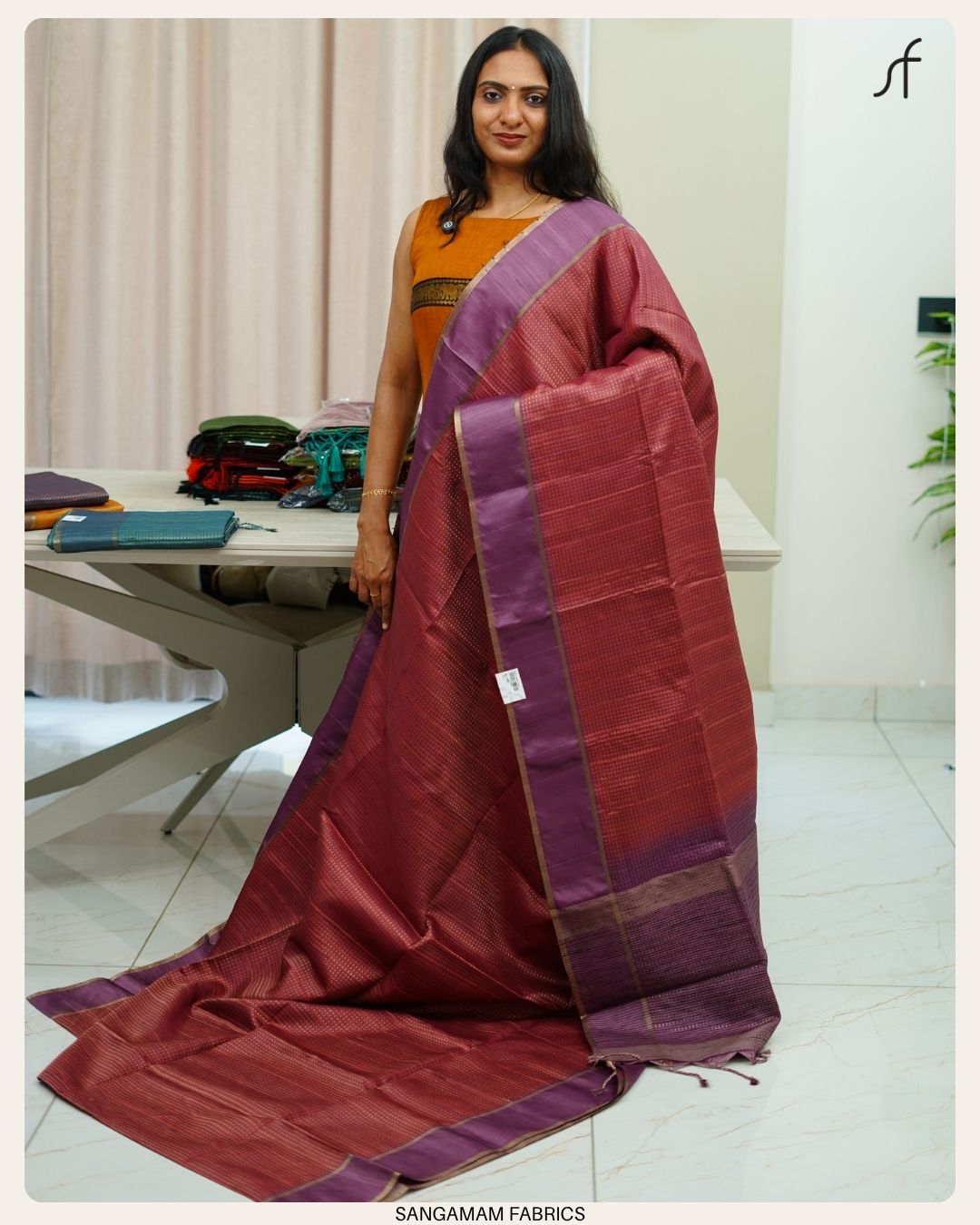 GHICHA TUSSAR SILK SAREE