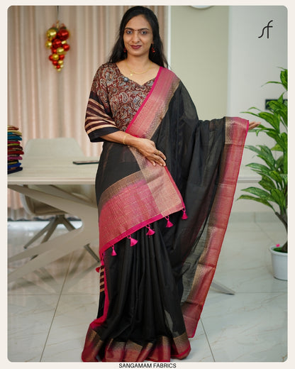 SEMI JUTE SAREE