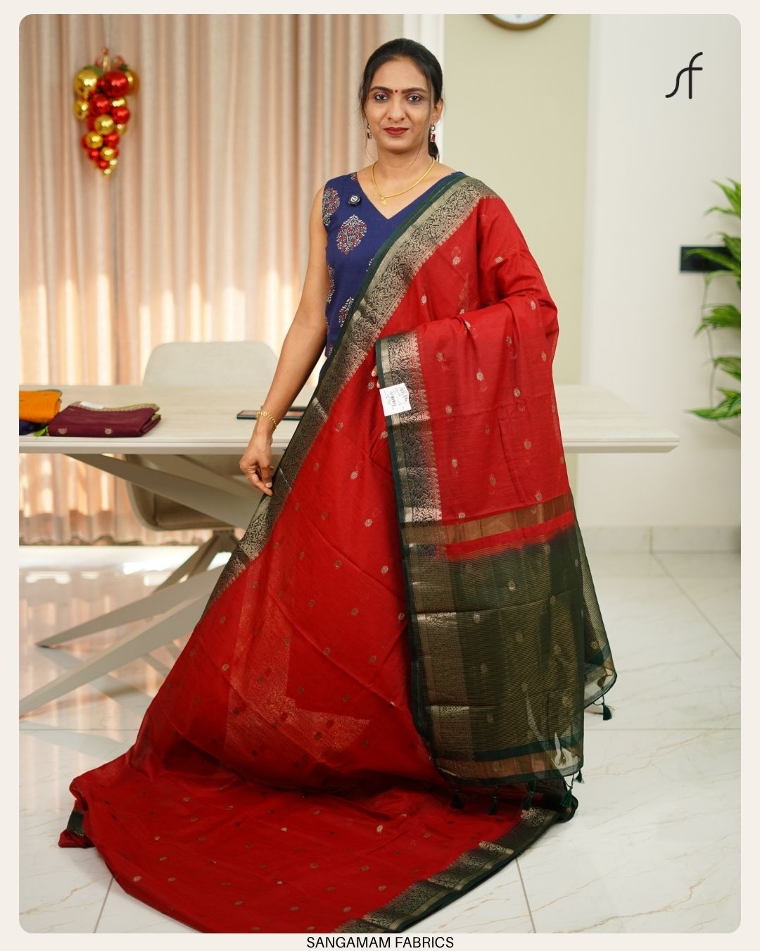 SEMI JUTE BANARASI SAREE