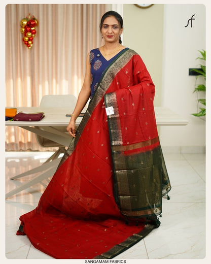 SEMI JUTE BANARASI SAREE