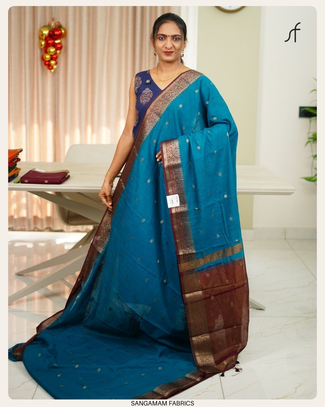 SEMI JUTE BANARASI SAREE