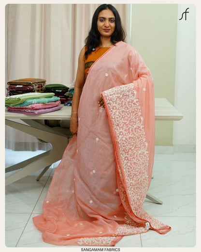 NET ORGANZA SAREE