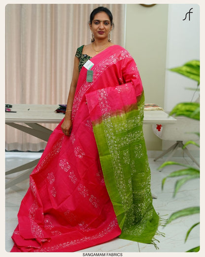 SEMI TUSSAR SILK SAREE